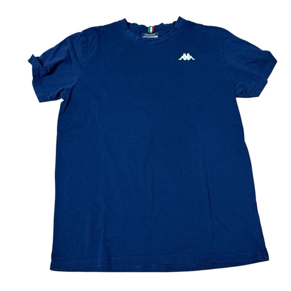 Kappa Blue Short Sleeve Tee Classic Crew Neck - Picture 2 of 6